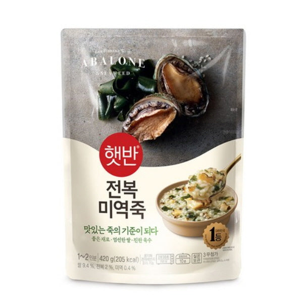 햇반 소프트밀 전복미역죽 420g